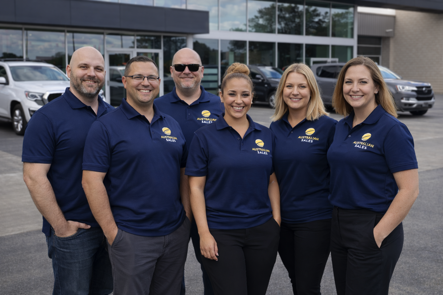 United Kingdom Vehicle Sales team and vehicles